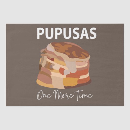 Pupusas El Salvador Brood Pupusas Tissuepapier (Voorkant)