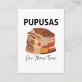 Pupusas El Salvador Brood Pupusas Visitekaartje (Voorkant)