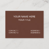 Pupusas El Salvador Brood Pupusas Visitekaartje (Achterkant)