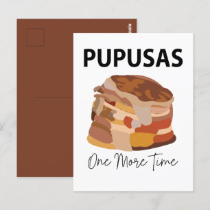 Pupusas El Salvadoraans Salvadoraans Brood Pupusas Briefkaart