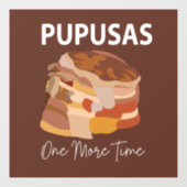 Pupusas El Salvadoriaans Brood Pupusas Restaurant  Raamsticker (Vel)