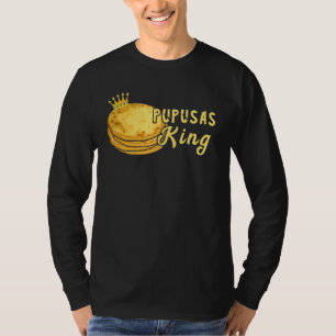 Pupusas Koning El Salvador Eten Kroon Pupusas Mak T-shirt