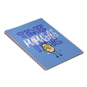 Pupusas Time Cartoon Dabbing El Salvador Foodie Notitieboek (Rechterzijde)