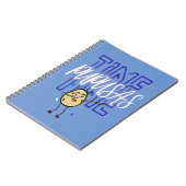 Pupusas Time Cartoon Dabbing El Salvador Foodie Notitieboek (Linkerzijde)