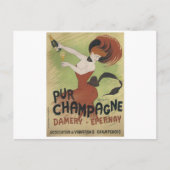 PUR CHAMPAGNE Art Poster print Briefkaart (Voorkant)
