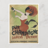 PUR CHAMPAGNE  Art Poster print Briefkaart (Voorkant)