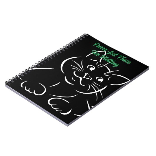 Pur-effect plaats om schrijvers te plot notitieboek (Linkerzijde)