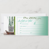 Pur Zen (aqua) Cadeaubon (Voorkant)