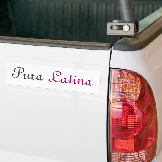 Pura Latina Bumpersticker (Op Truck)