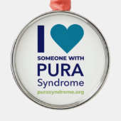 PURA Love Ronde Ornament (Voorkant)