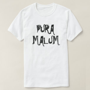 Pura malum - zuiver kwaad in Latijn T-shirt