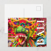 Pura Penataran Sasih op Bali Briefkaart (Voorkant / Achterkant)