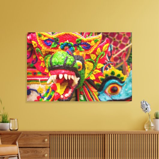 Pura Penataran Sasih op Bali Canvas Afdruk (Insitu (Woonkamer))