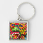 Pura Penataran Sasih op Bali Sleutelhanger (Voorkant)