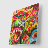 Pura Penataran Sasih op Bali Vierkante Klok (Hoek)