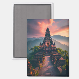 Pura Senja Bali  - “Balinese tempel bij zonsonderg Magneet