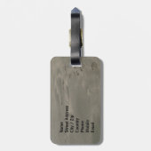 Pura Vida. Bagagelabel (Achterkant verticaal)