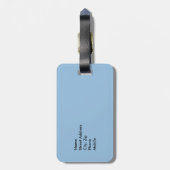 Pura Vida Bagagelabel (Achterkant verticaal)