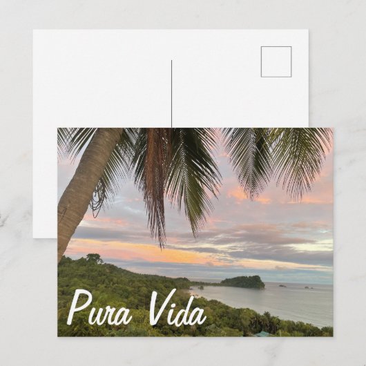 Pura Vida Briefkaart (Voorkant / Achterkant)