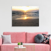 Pura Vida. Canvas Afdruk (Insitu (Woonkamer))