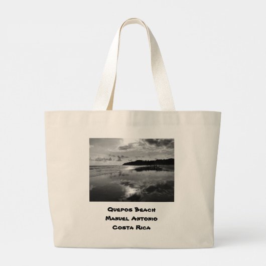 Pura Vida-Canvas tas (Achterkant)