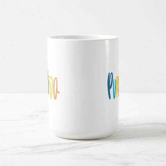 Pura Vida Colorful Costa Rica Motto Koffiemok (Center)