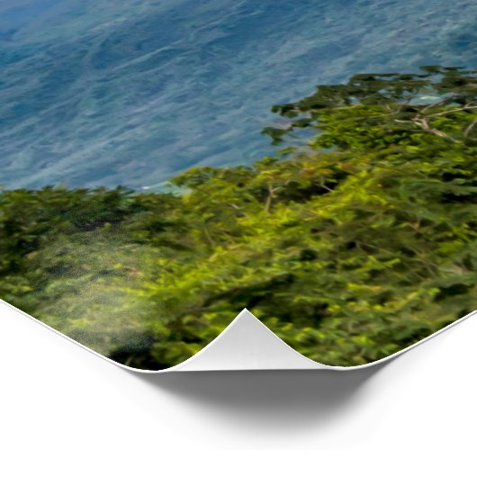 Pura Vida Costa Rica Arenal Volcano Fotografie Perfect Poster (Hoek)