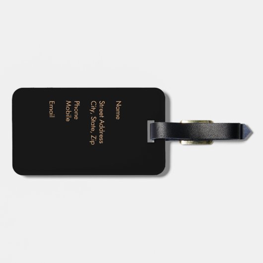 Pura Vida Costa Rica Bagagelabel (Achterkant horizontaal)