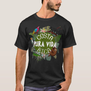 Pura Vida Costa Rica Beach Summer Palm T-shirt