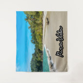 Pura Vida Costa Rica Beach Tapestry Wandkleed (Voorkant)