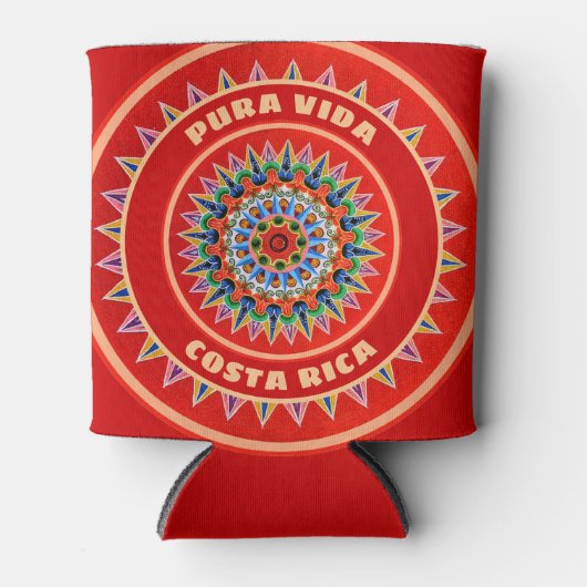 Pura Vida Costa Rica Blikjeskoeler (Voorkant)