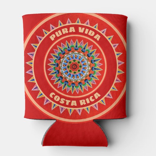 Pura Vida Costa Rica Blikjeskoeler (Achterkant)