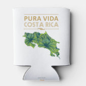 Pura Vida Costa Rica Drink Gezellig Blikjeskoeler (Achterkant)