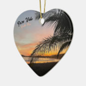 Pura Vida Costa Rica kerstversiering Keramisch Ornament (Links)