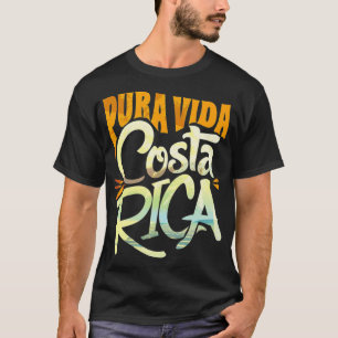 Pura Vida Costa Rica Mannen Vrouwen Kinder (2) T-shirt