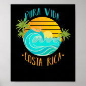 Pura Vida Costa Rica Poster (Voorkant)