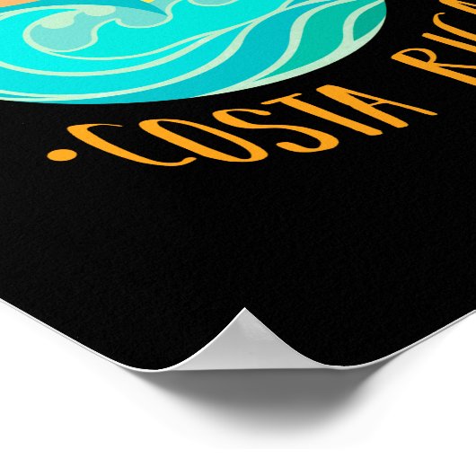 Pura Vida Costa Rica Poster (Hoek)