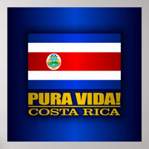 Pura Vida. Costa Rica Poster