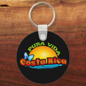 Pura Vida Costa Rica Sleutelhanger (Voorkant)