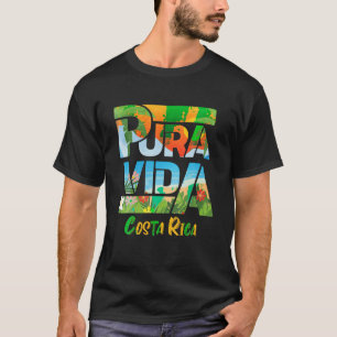 Pura Vida Costa Rica Souvenir Cool Midden-Amerika T-shirt