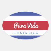 Pura Vida Costa Rica Sticker (Voorkant)