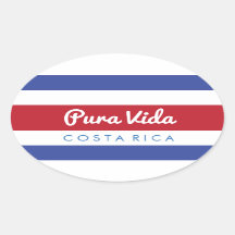 Pura Vida Costa Rica Sticker