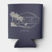 Pura Vida Costa Rica Surfen Surfer bier Blikjeskoeler (Voorkant)