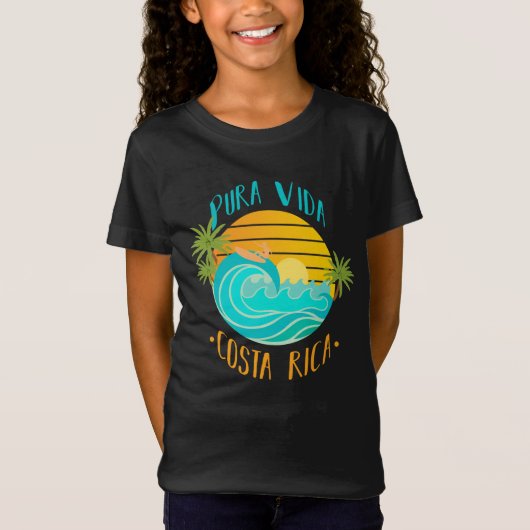 Pura Vida Costa Rica T-shirt (Voorkant)