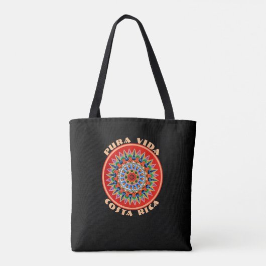 Pura Vida Costa Rica Tote Bag (Achterkant)