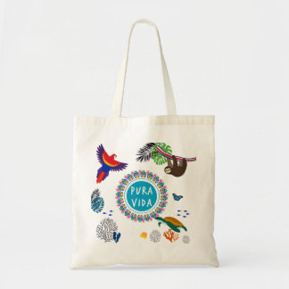 Pura Vida - Costa Rica Wild life Tote Bag