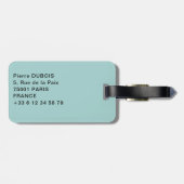 Pura Vida in Costa Rica - Midden-Amerika Bagagelabel (Achterkant horizontaal)