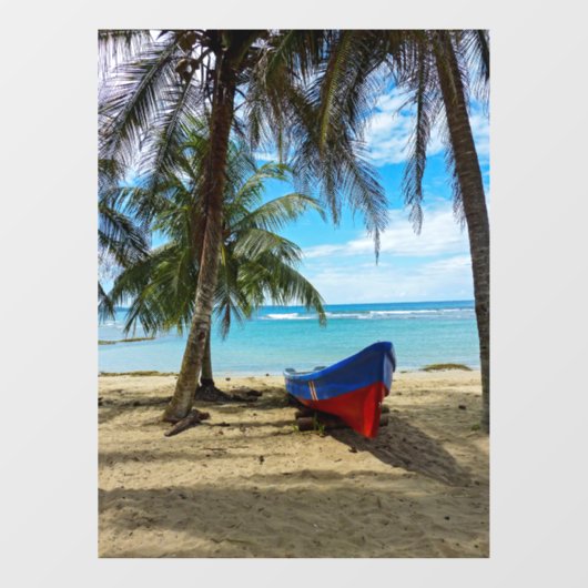 Pura Vida in Costa Rica - Midden-Amerika Raamsticker (Vel)