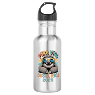 Pura Vida Luiaard Liefhebbers Costa Rica Ontspanne Waterfles