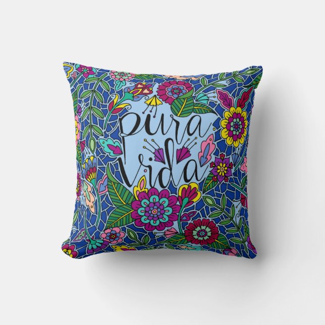 Pura Vida Pillow Kussen (Voorkant)